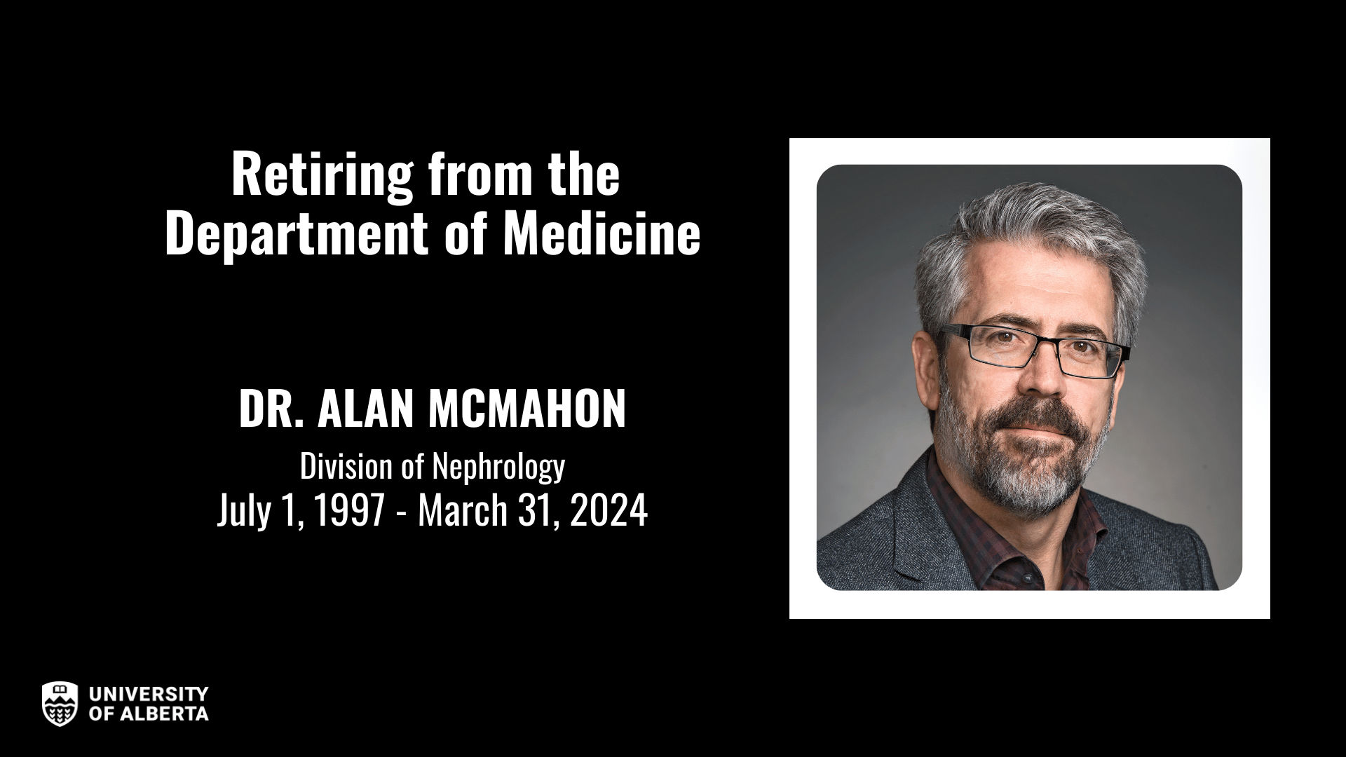 Dr. Alan McMahon