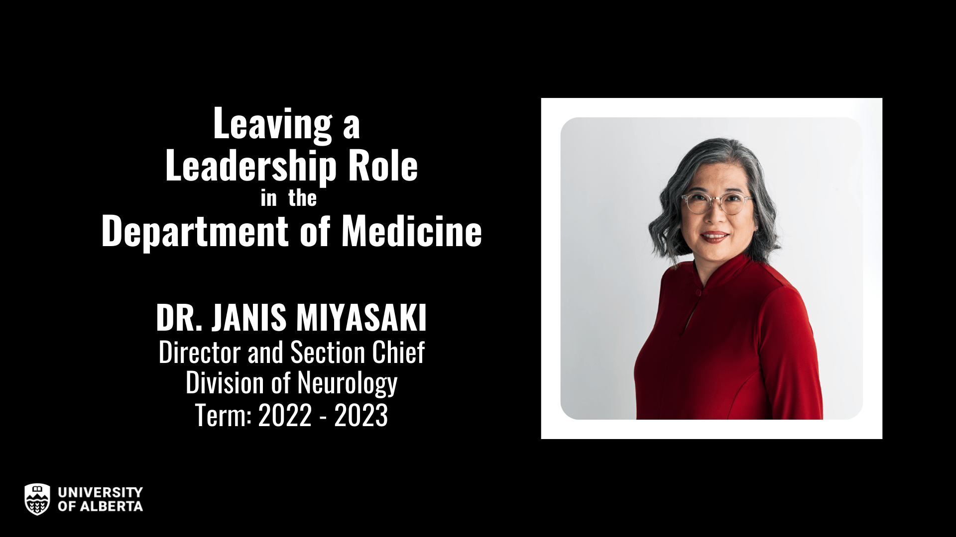 Dr. Janis Miyasaki