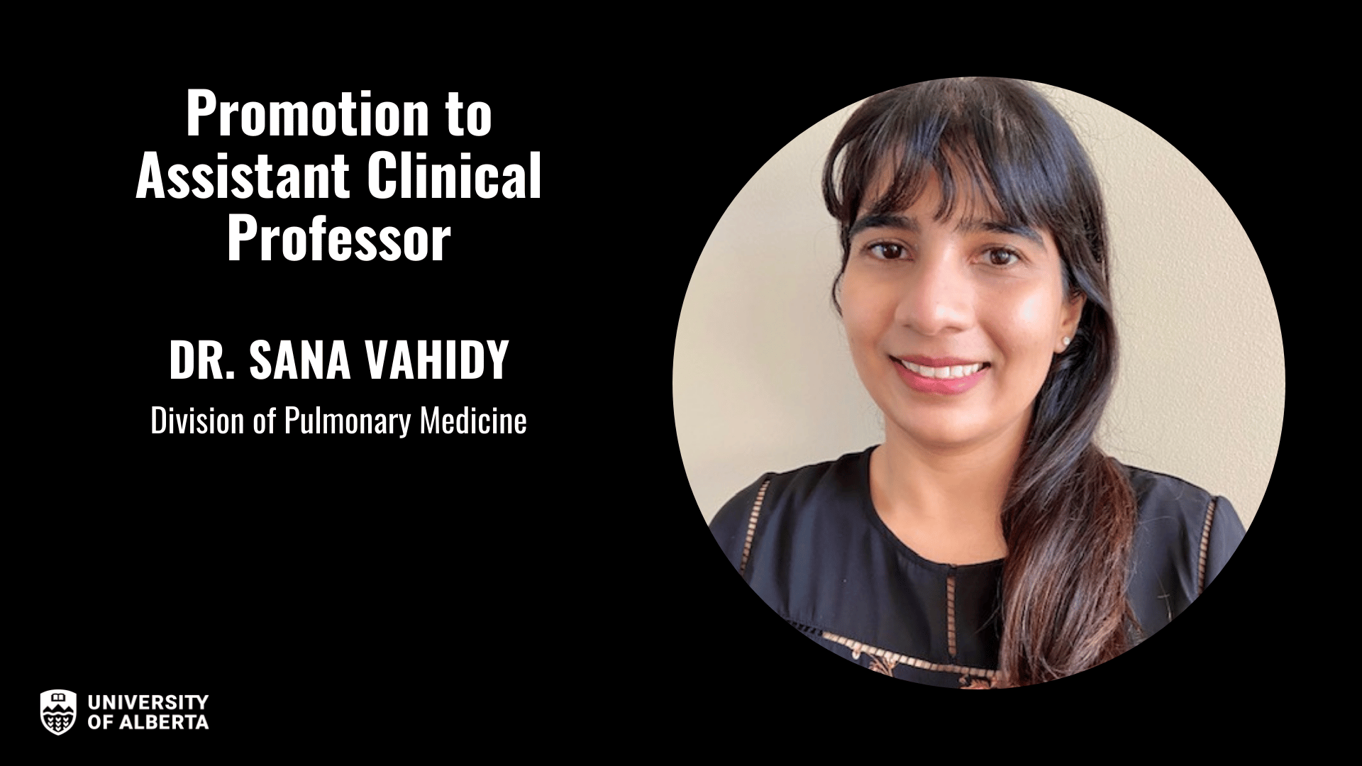 Dr. Sana Vahidy