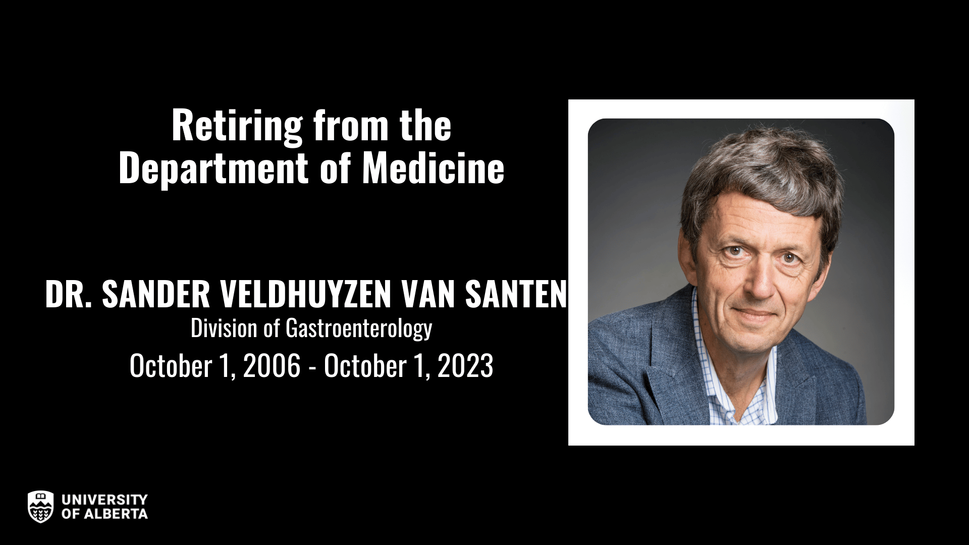 Dr. Sander Van Zanten