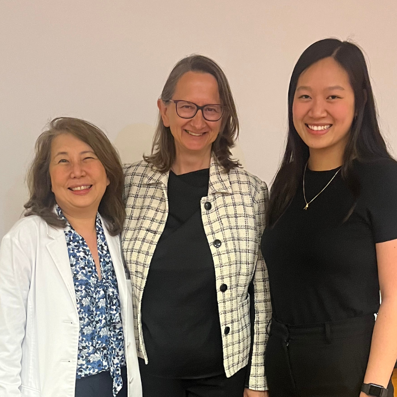 Dr. Marlene Dytoc, Dr. Elaine Yacyshyn, and Anita Truong