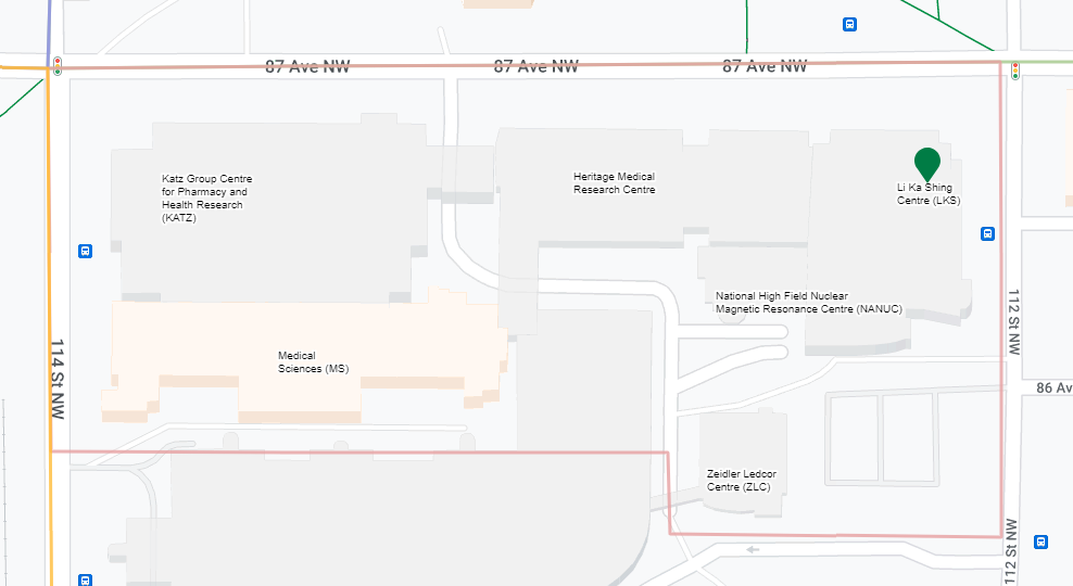 Campus Map of Li Ka Shing Building location