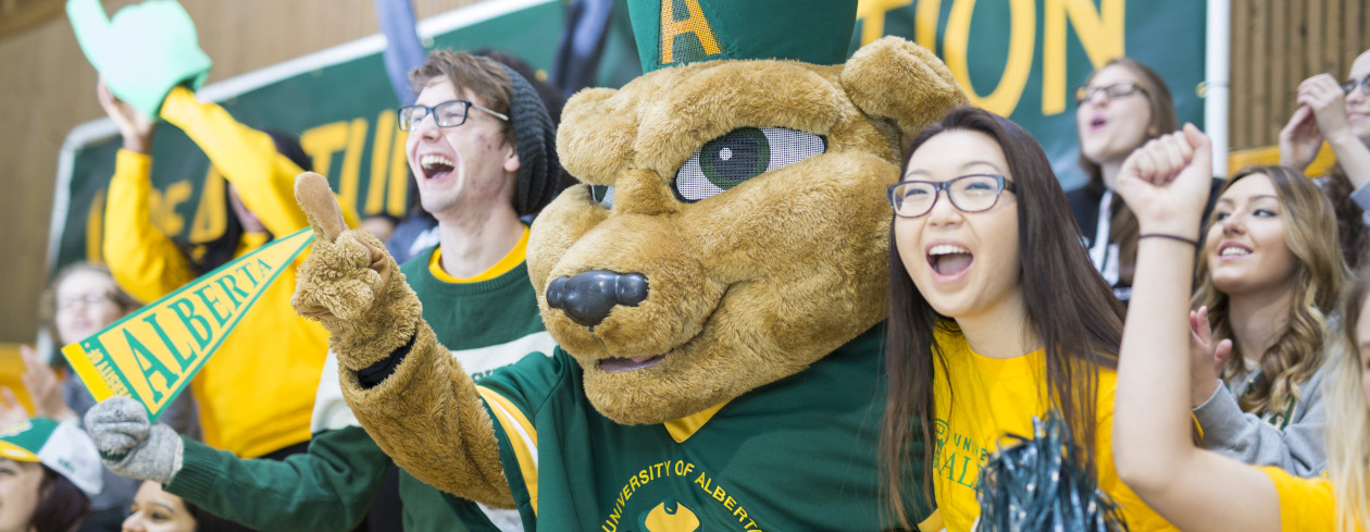 Students cheering