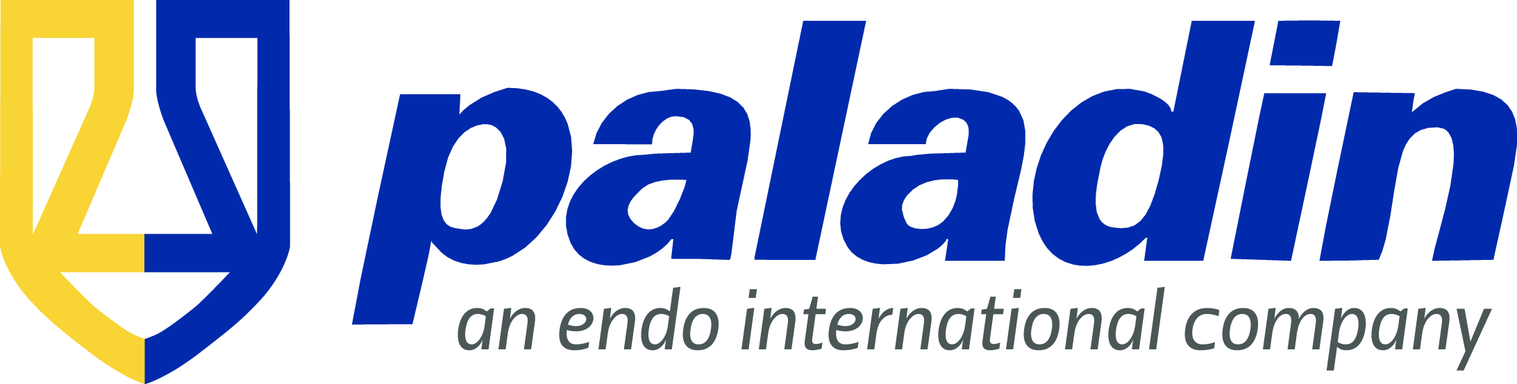 Logo of paladin - an endo international company