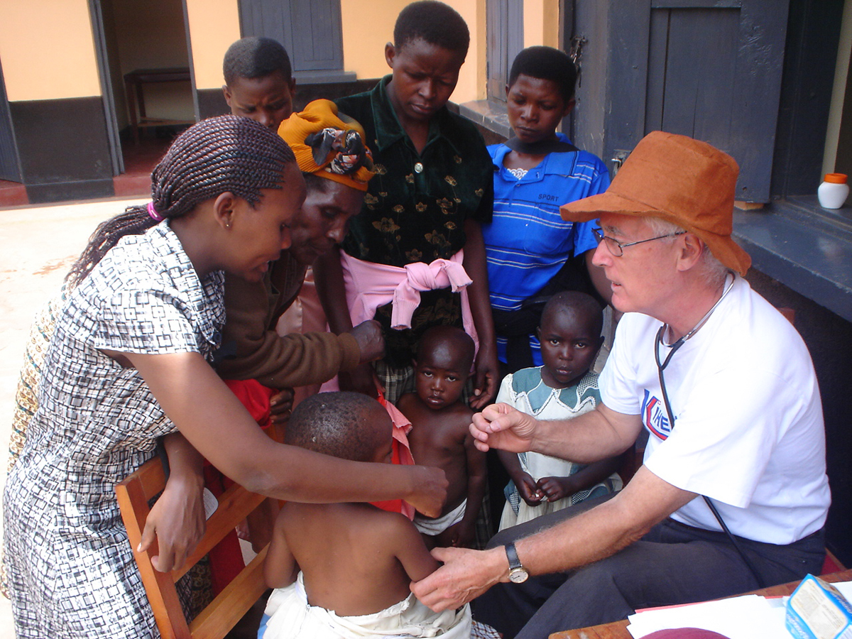 Adrian Jones at a Clinic in Nicaragua