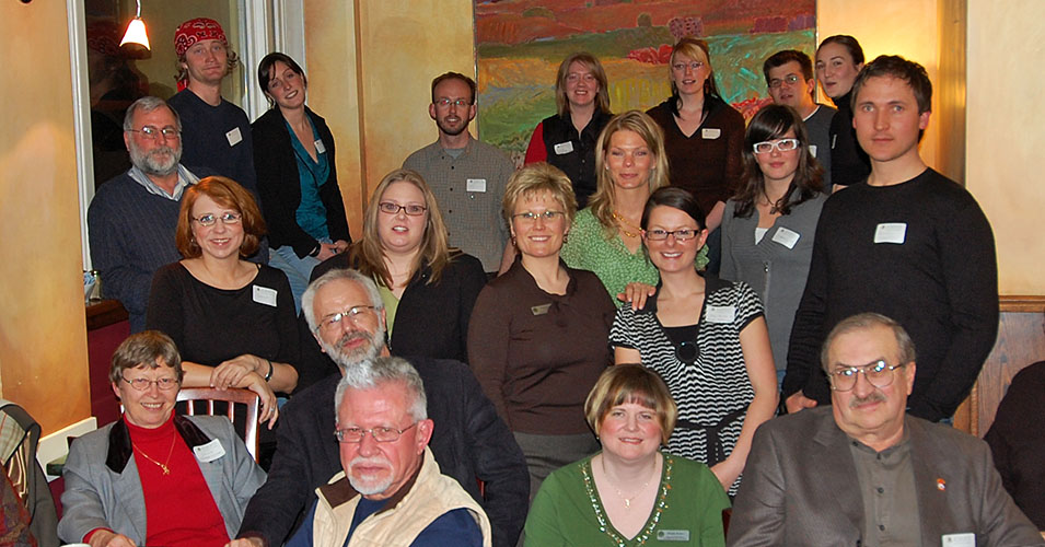 A multi-generational Augustana Alumni gathering