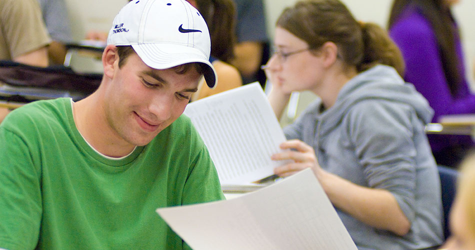 A photo of students in an English class