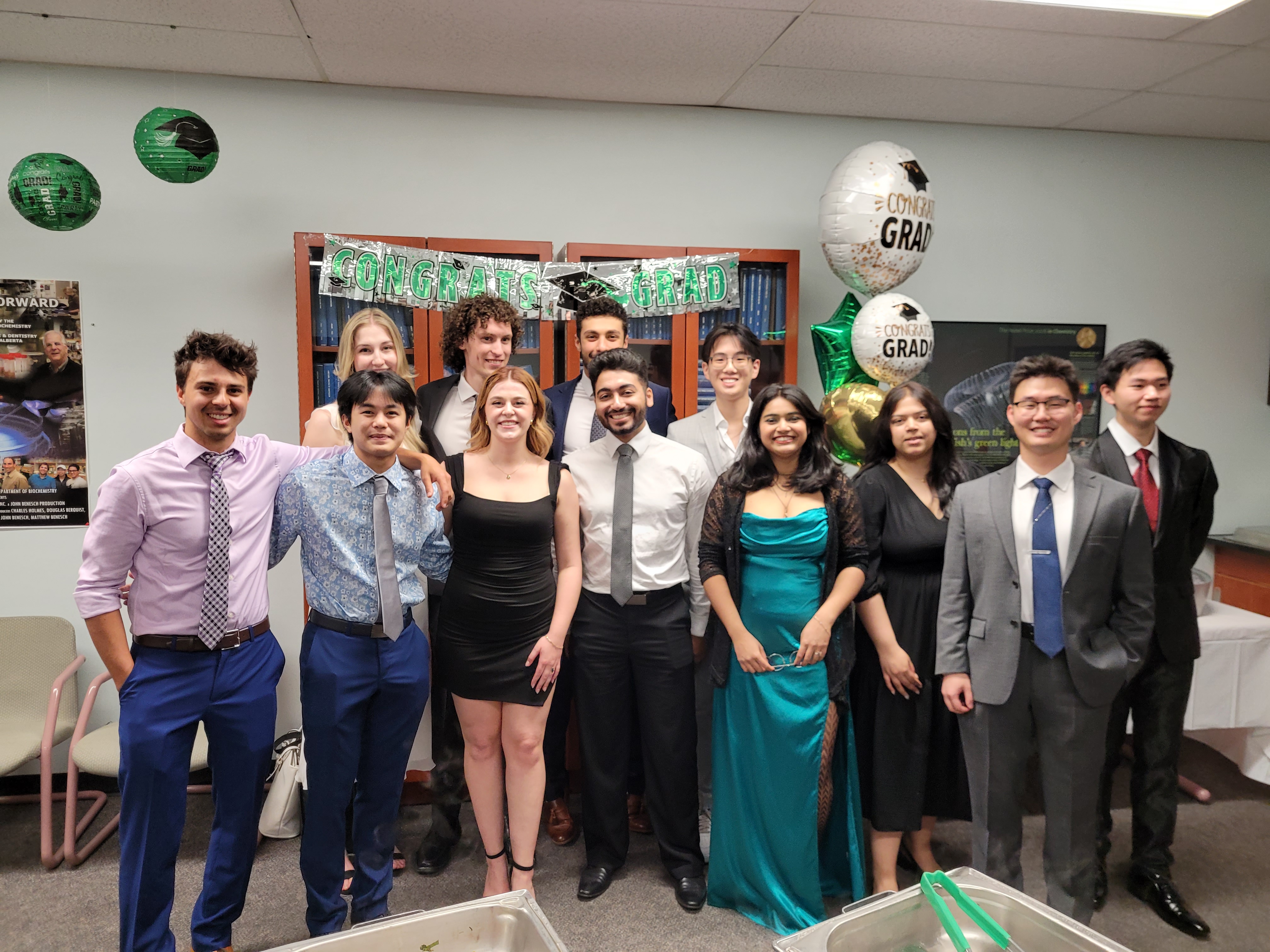 group of young adults on graduation day