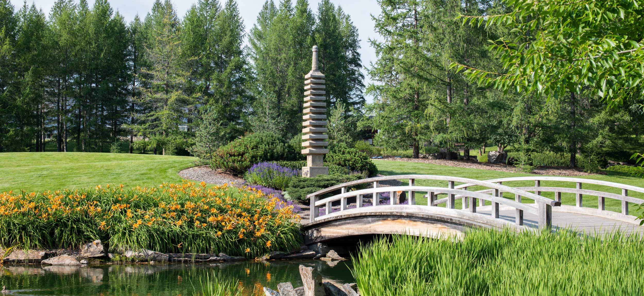 Bridge at the Kurimoto Japanese Garden