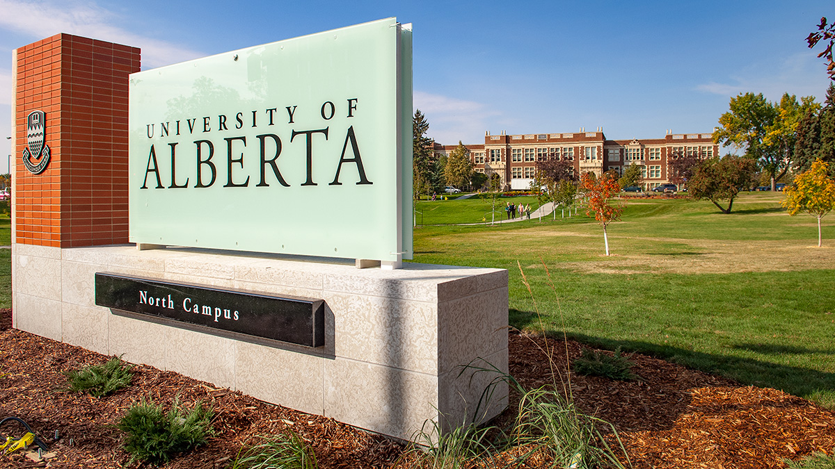 University of Alberta sign