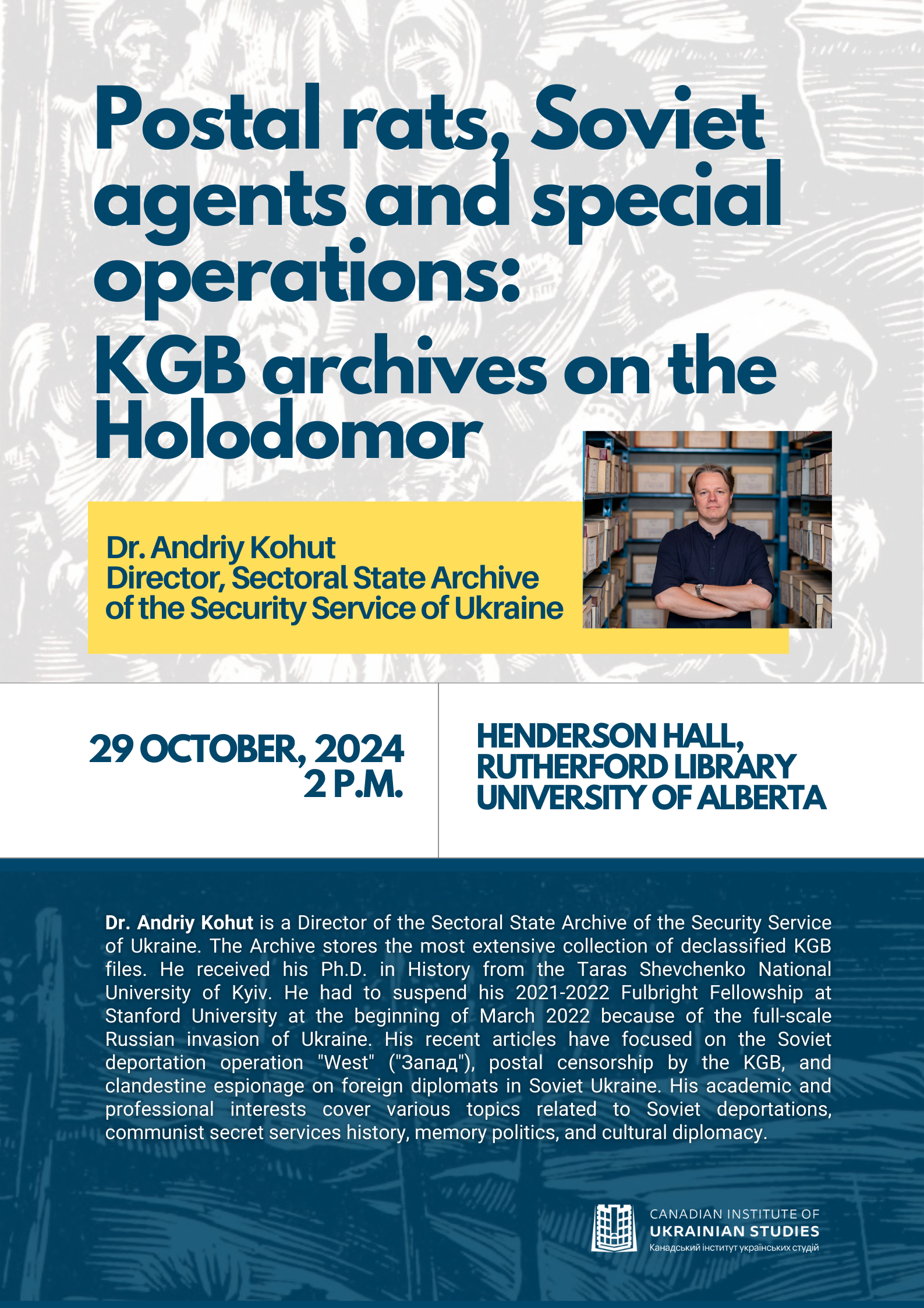 Kohut Oct 29 2024 Lecture Poster 