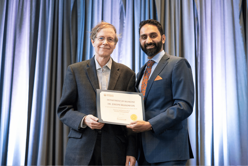 Dr. Joseph Brandwein and Dr. Vijay Daniels