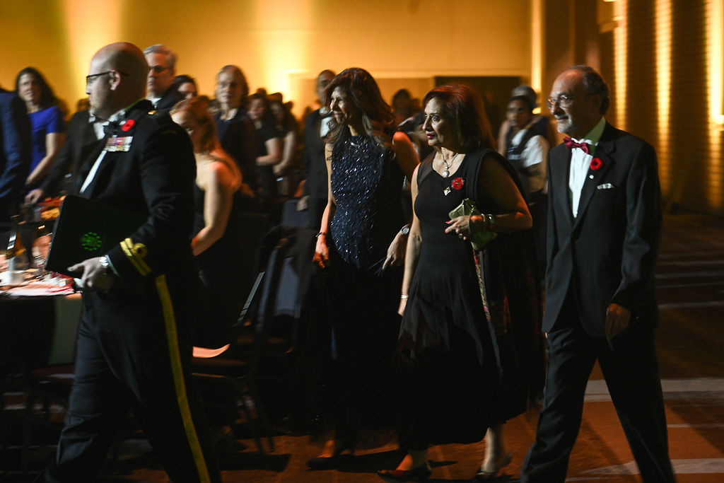 Dr. Narmin Kassam accompanies Her Honour, the Honourable Salma Kakhani, Lieutenant Governor of Alberta, and His Honour, Dr. Zaheer Lakhani