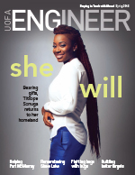 Cover of the Engineer Alumni Magazine - Spring 2016