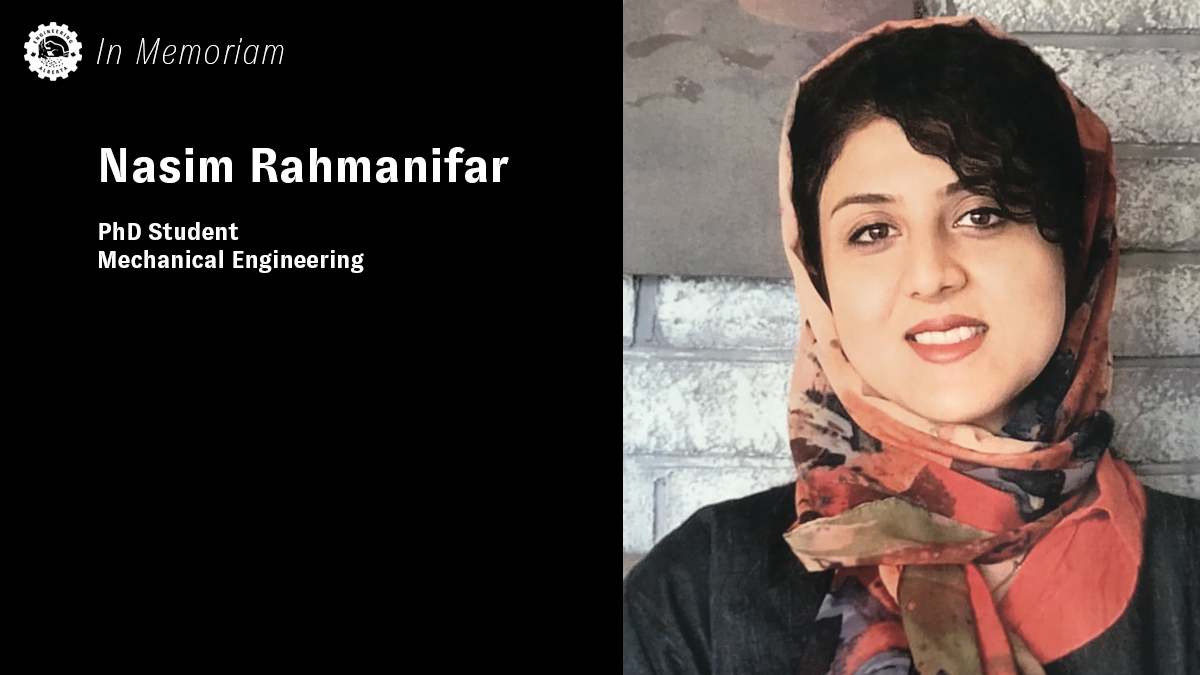 In Memoriam - Nasim Rahmanifar