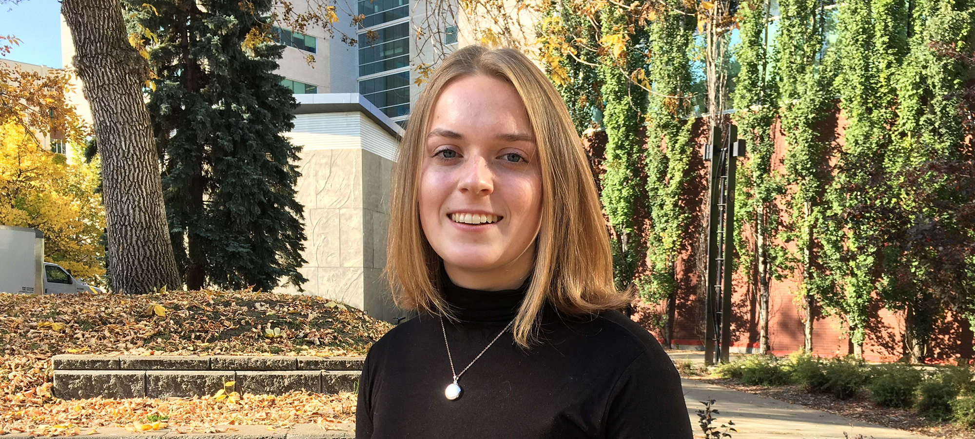 Gillian Besko, a UAlberta engineering physics co-op student