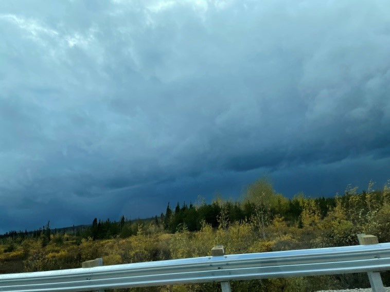 Route du Nord storm