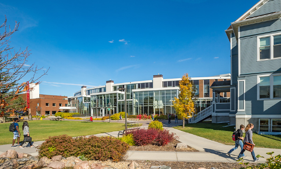 University of Alberta Grounds with people walking