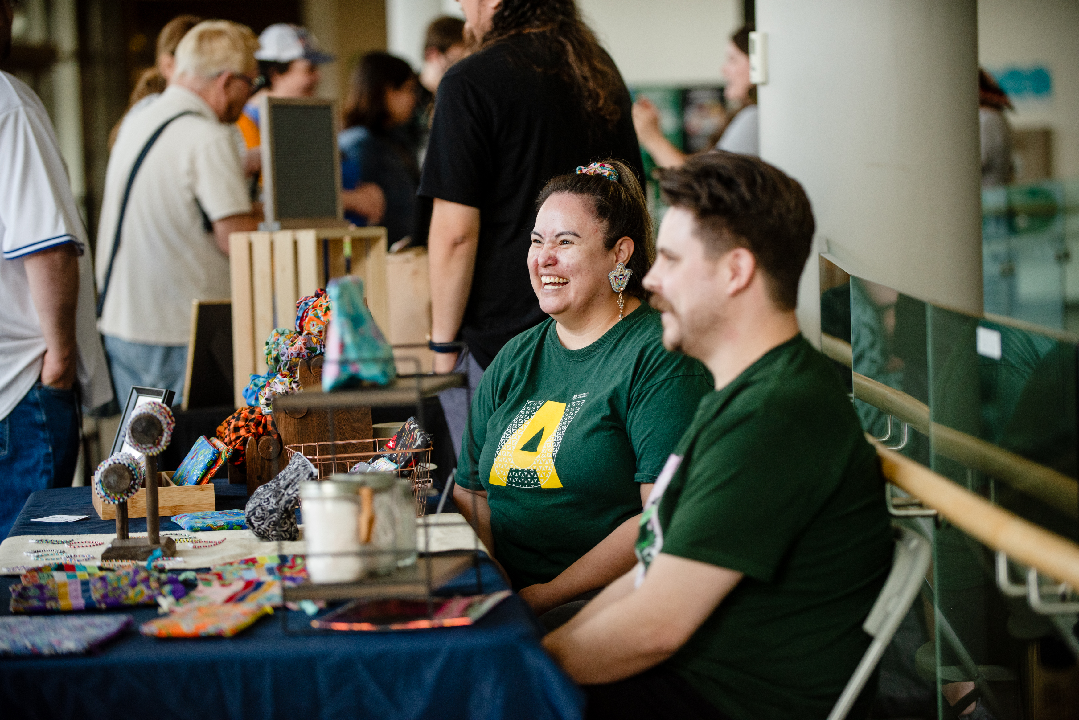 Vendors at the U of A north campus market