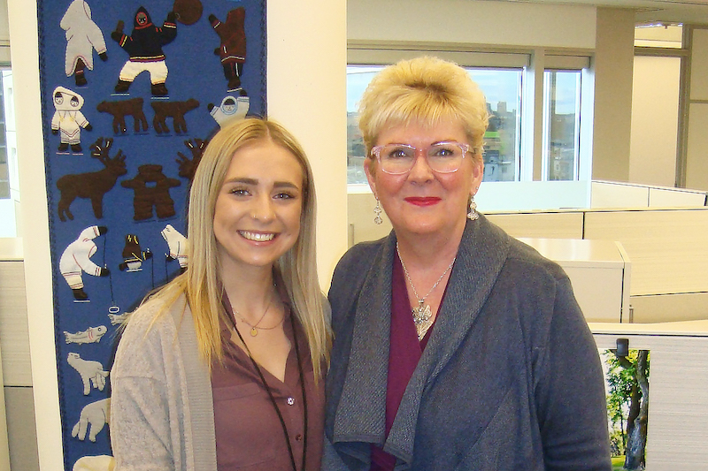 Two members of the Human Ecology Practicum Program Field Supervisors