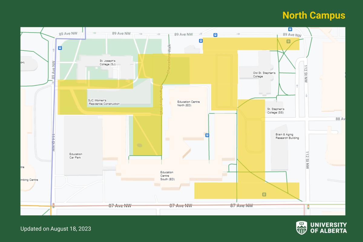 Map of lighting concerns