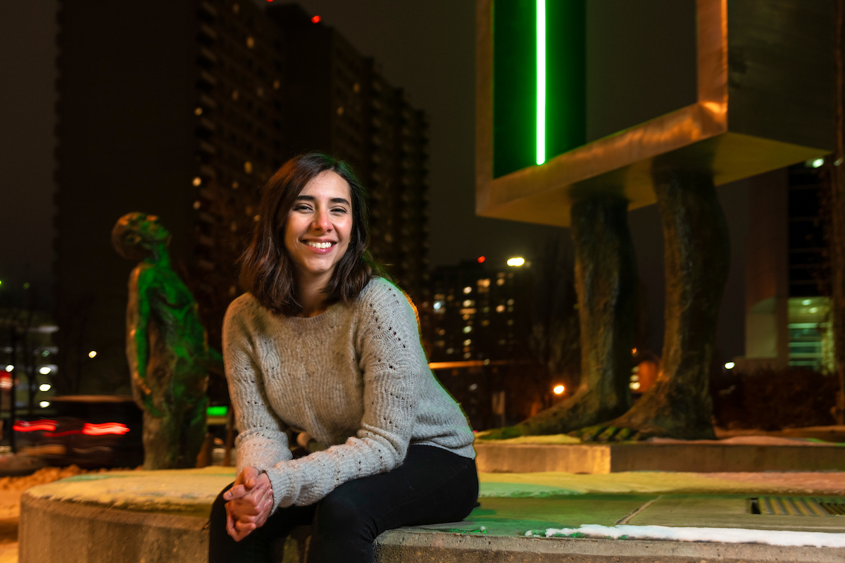 Photo of Martha Ruiz sitting