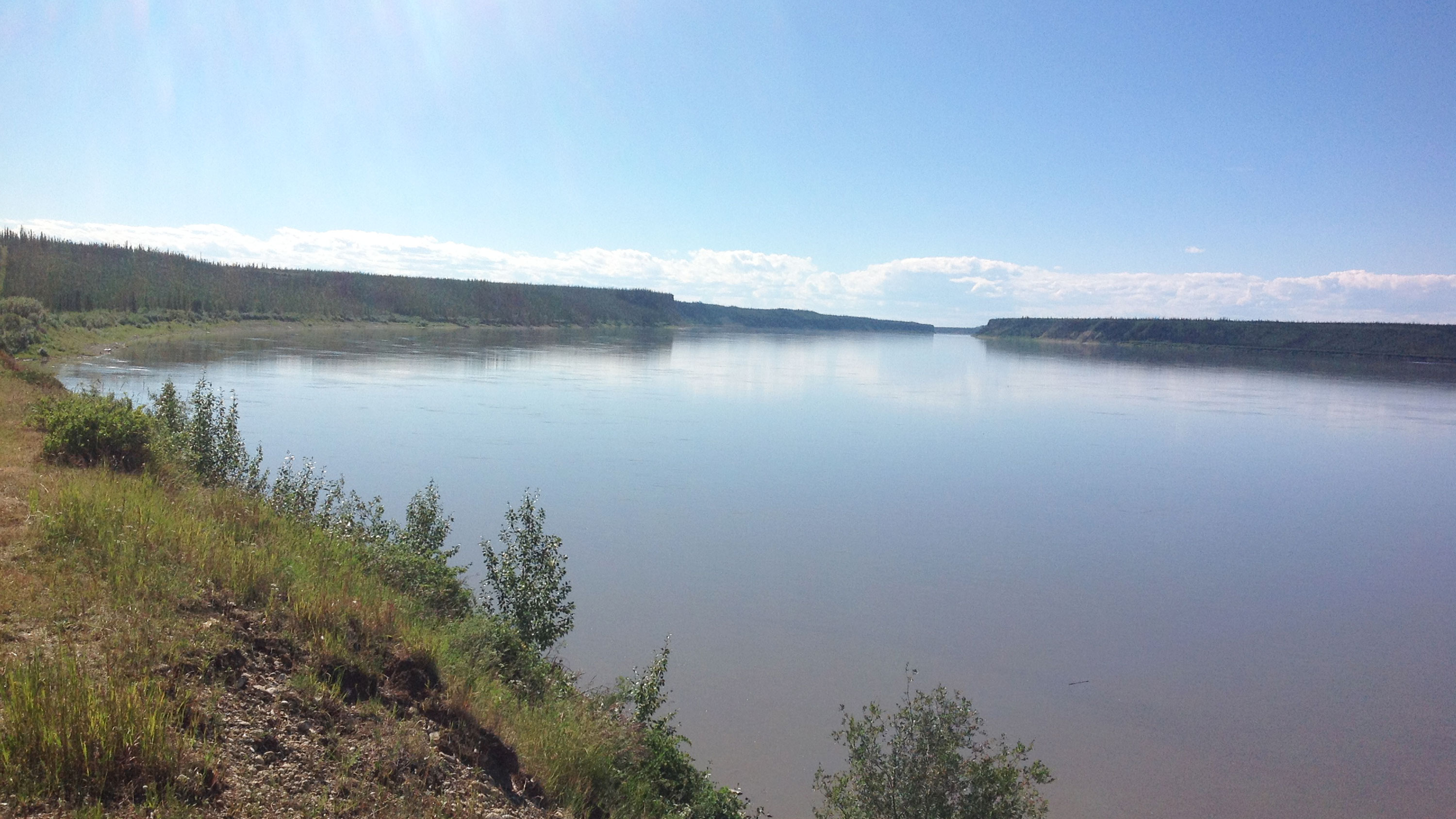 Dehcho at Fort Good Hope in Summer