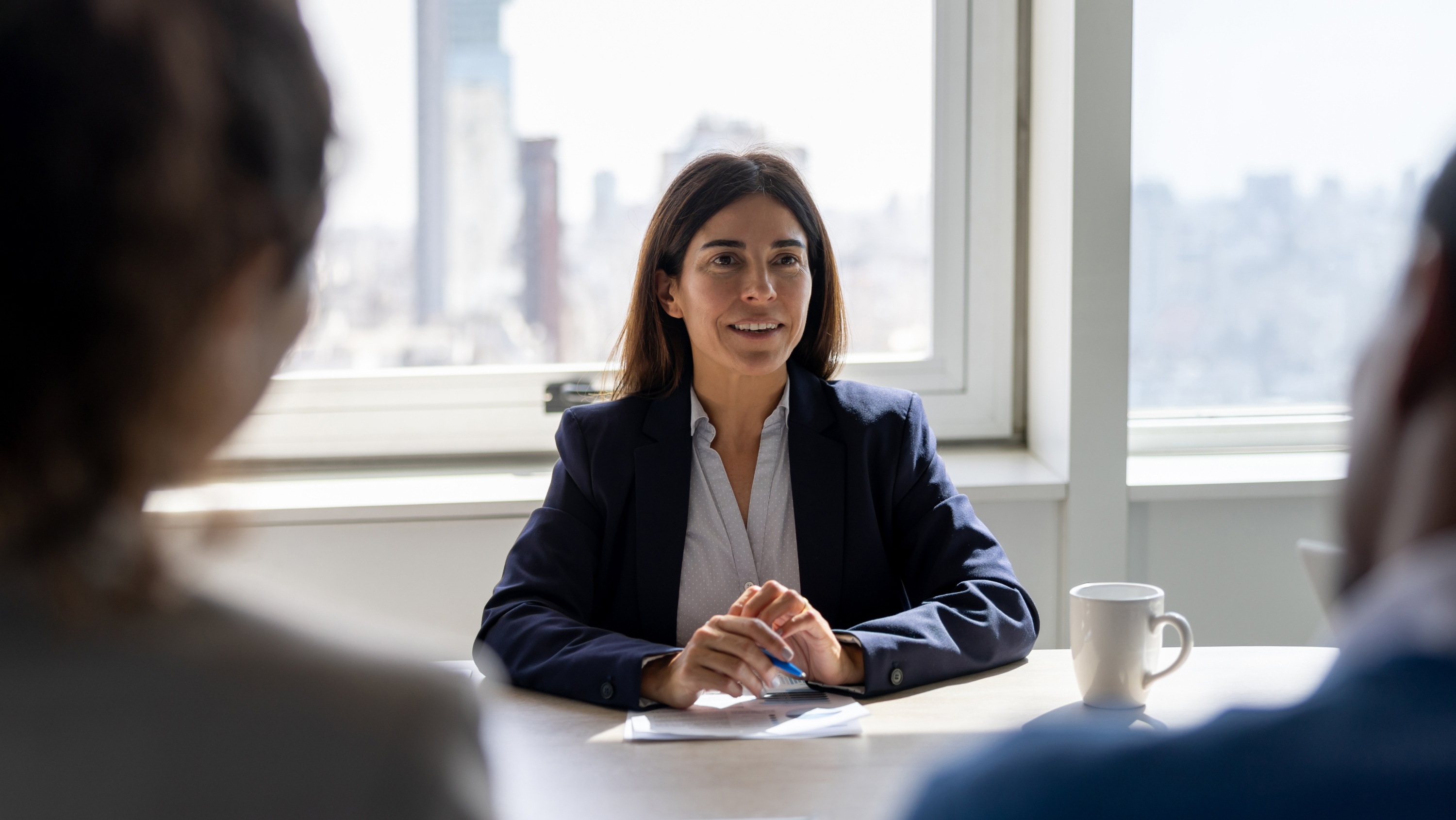 Woman in business meeting (Photo: Getty Images)