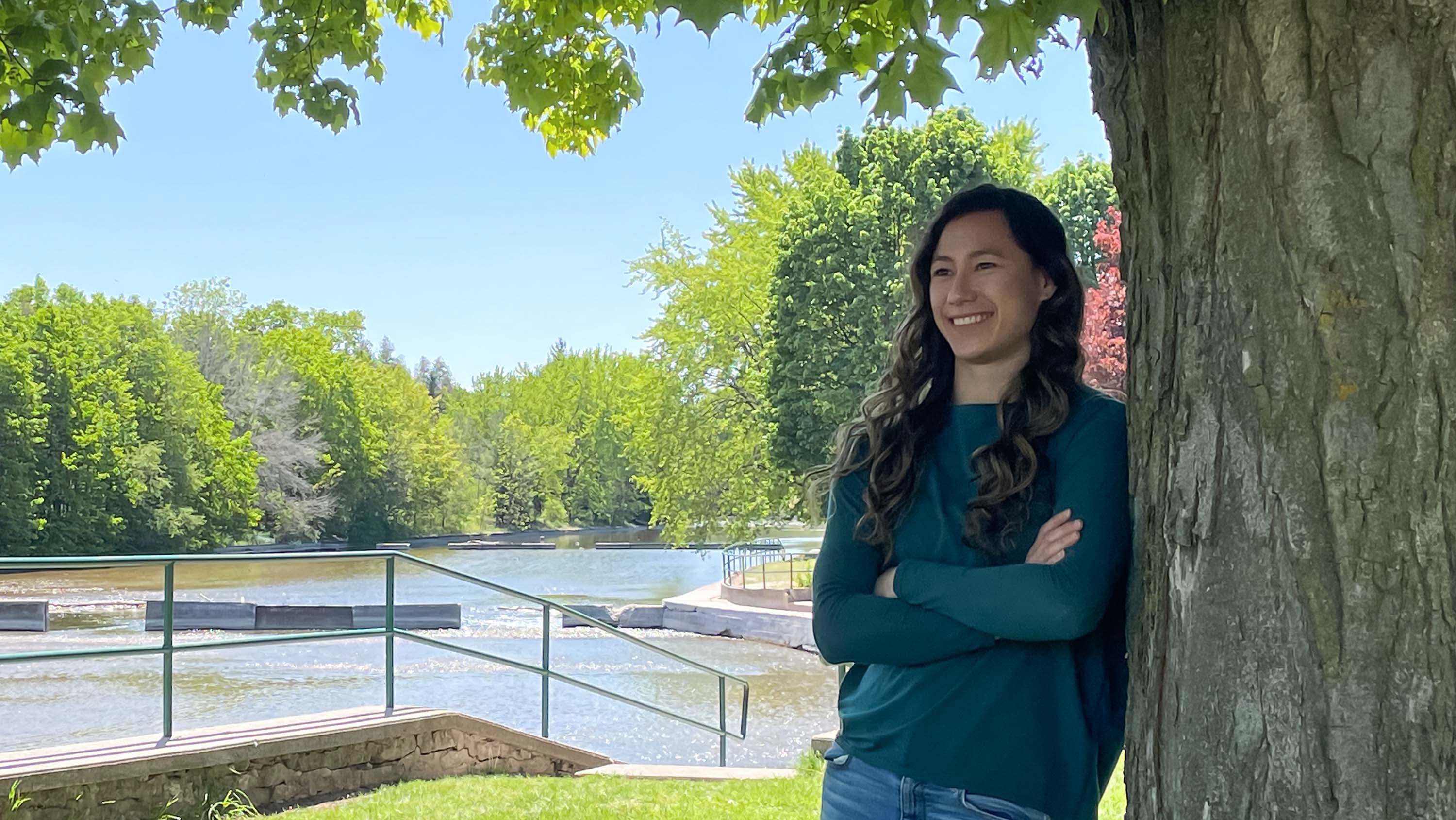 Master’s grad Meghan Lim is already putting her degree to work as an economist with Natural Resources Canada, making a difference by helping inform policy on conservation and sustainable development. (Photo: Supplied)