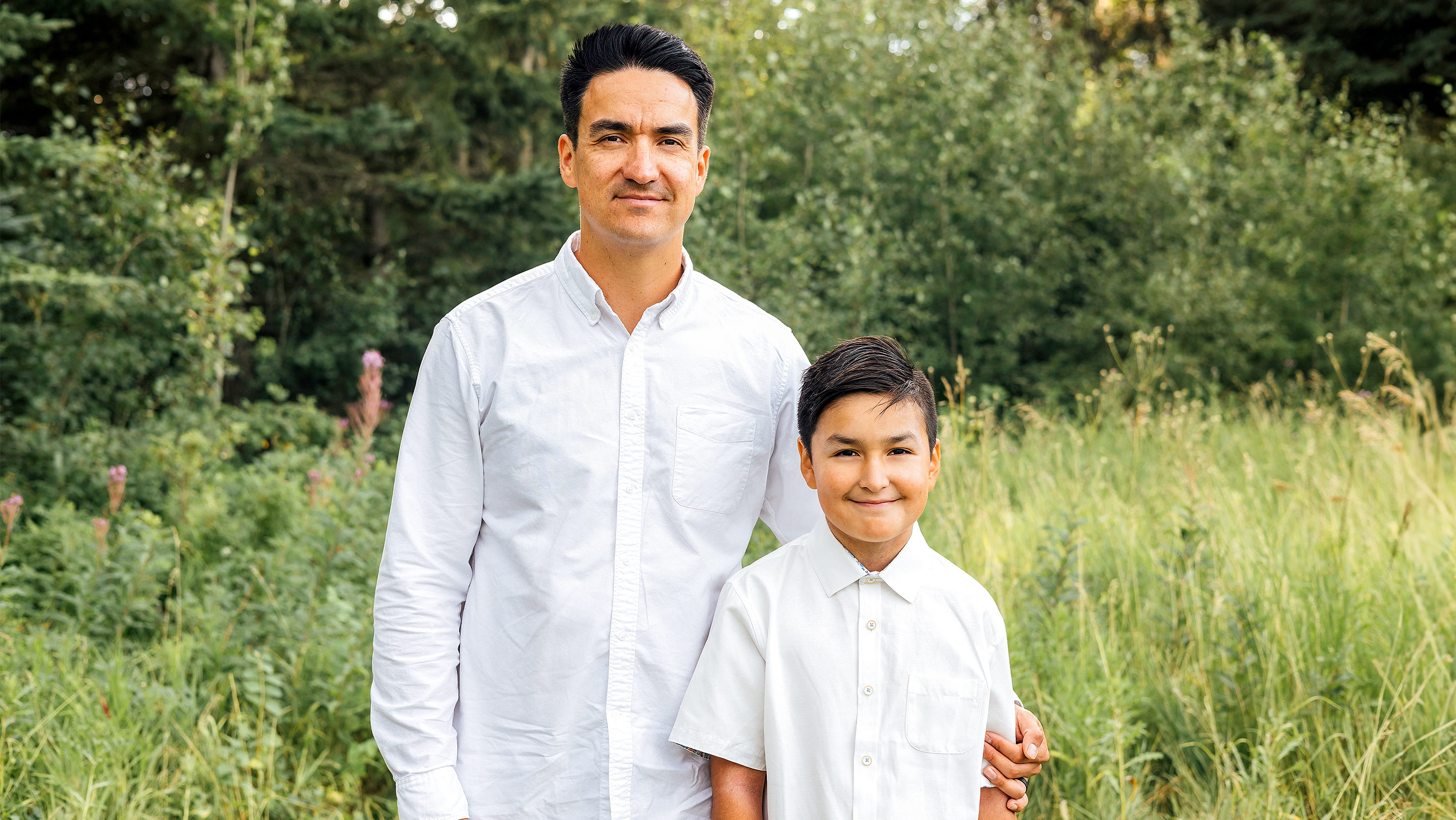 Grant Bruno and his son Anders. (Photo: Steinhauer Photography)