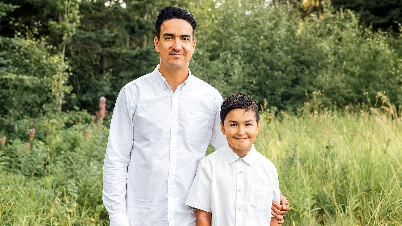 Grant Bruno and his son Anders. (Photo: Steinhauer Photography)