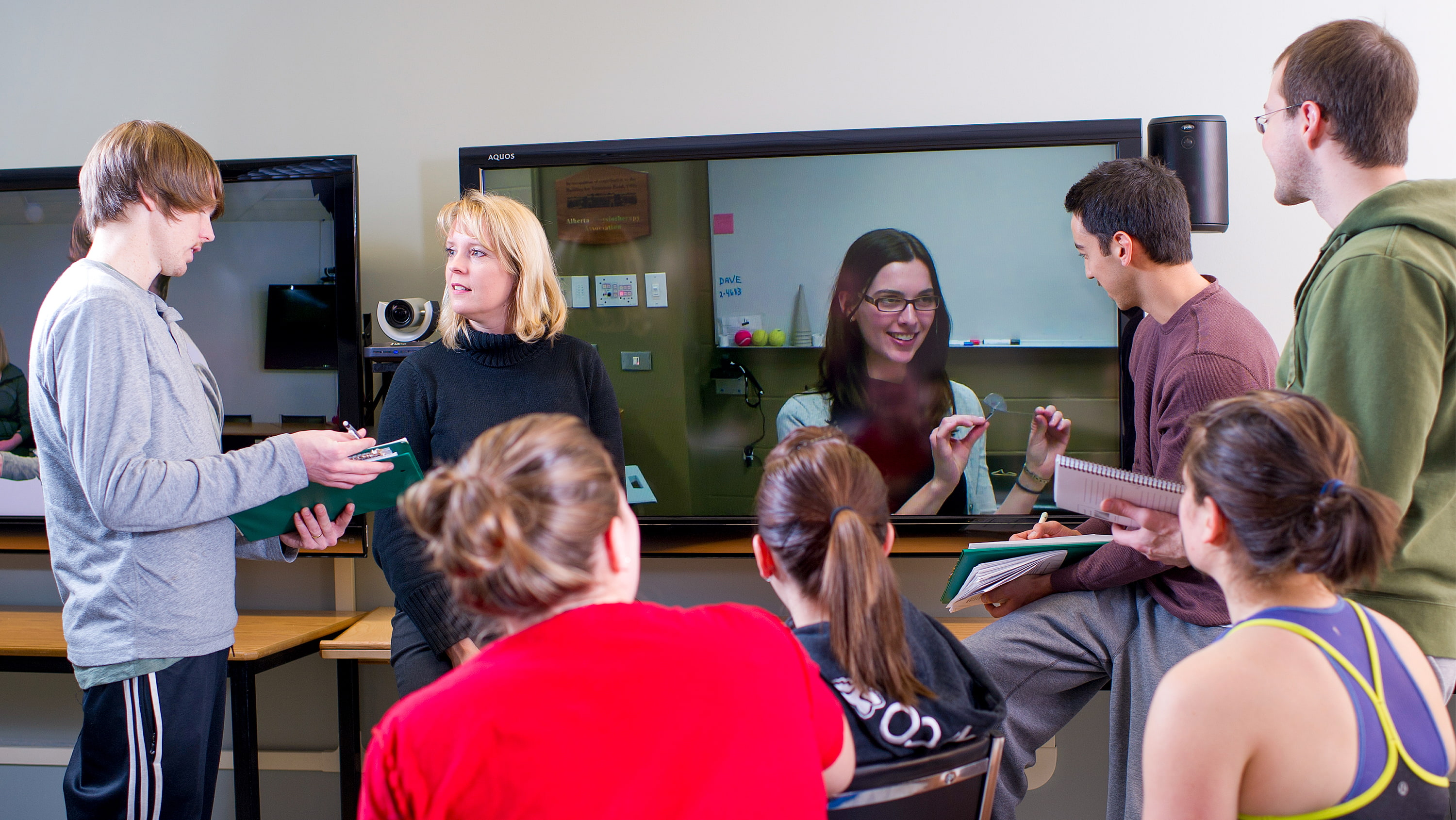 Physical therapy students at Augustana Campus. (Photo: Supplied)