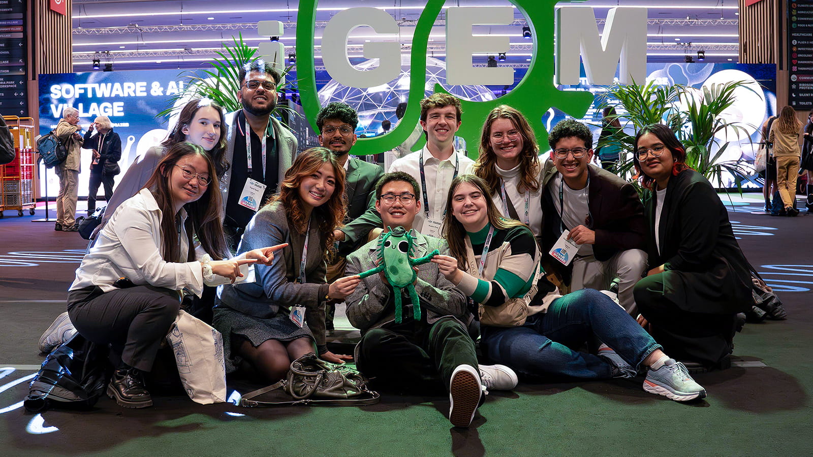 A U of A team rose to the top among 400 competitors from around the world to win gold at this year’s iGEM competition in Paris, with a project to turn mixed fabric waste into spider silk using genetically engineered E.coli bacteria. (Photo: Joy Jia)