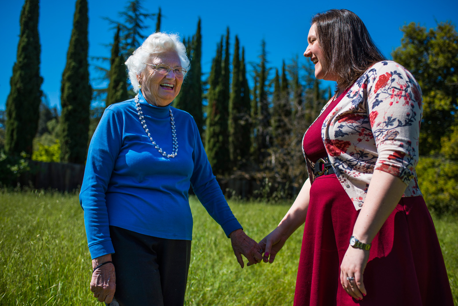 Chantelle Bowden with Cathy Bullock