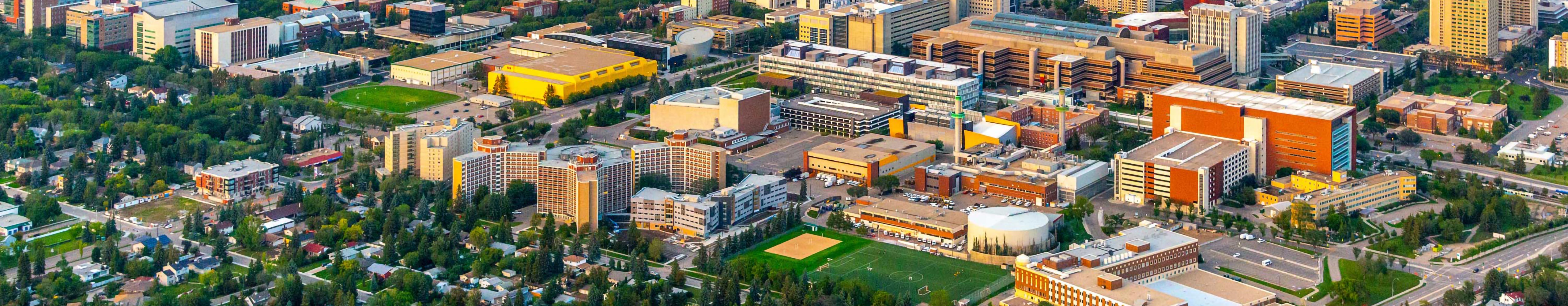Aerial view of North Campus