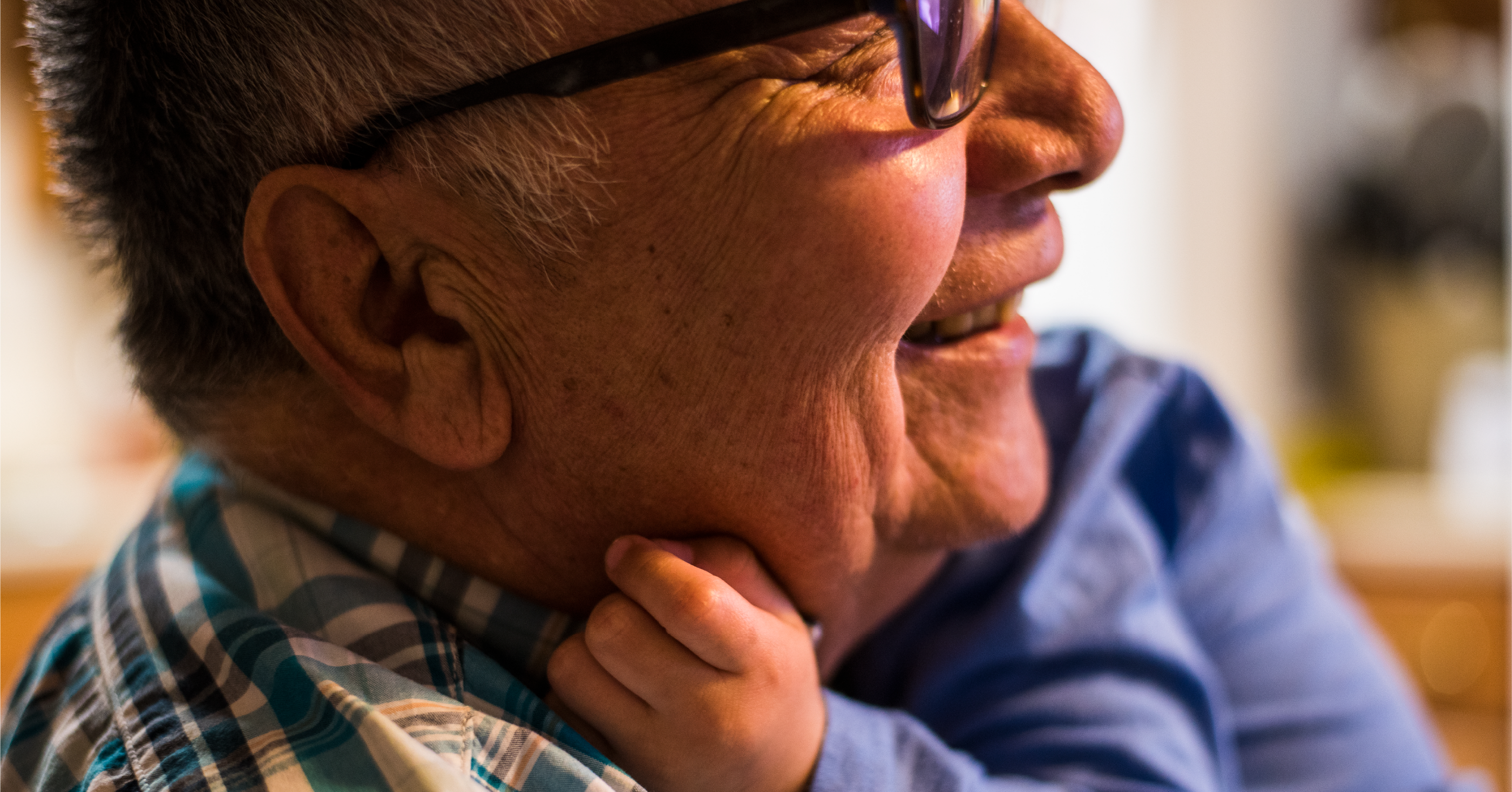 Elder Eugene Makokis with his grandson