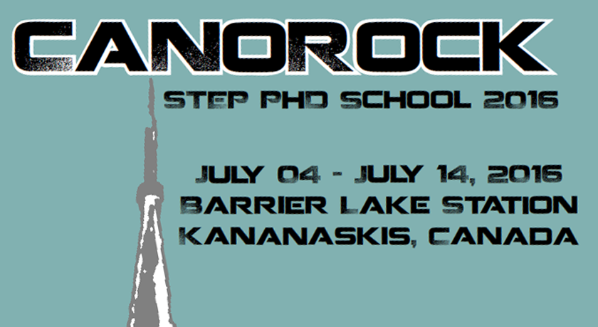 CANOROCK STEP PHD SCHOOL 2016