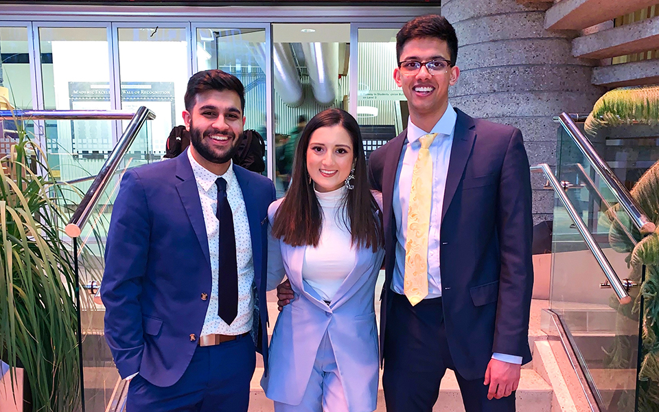 World's Challenge Challenge 2020 UAlberta Winners, Simran Dhillon, Adarsh Badesha and Ajaypartap Gill