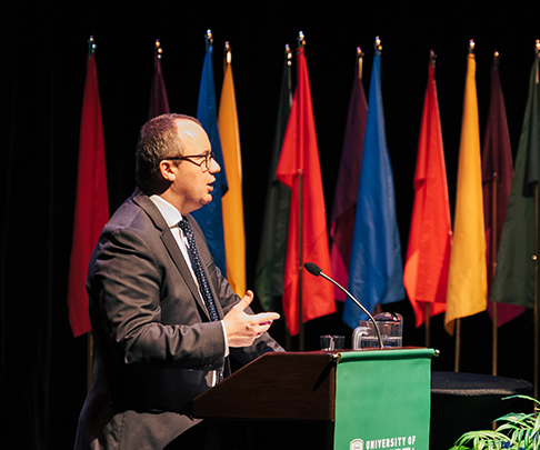 Prof. Adam Bodnar at the Visiting Lectureship in Human Rights