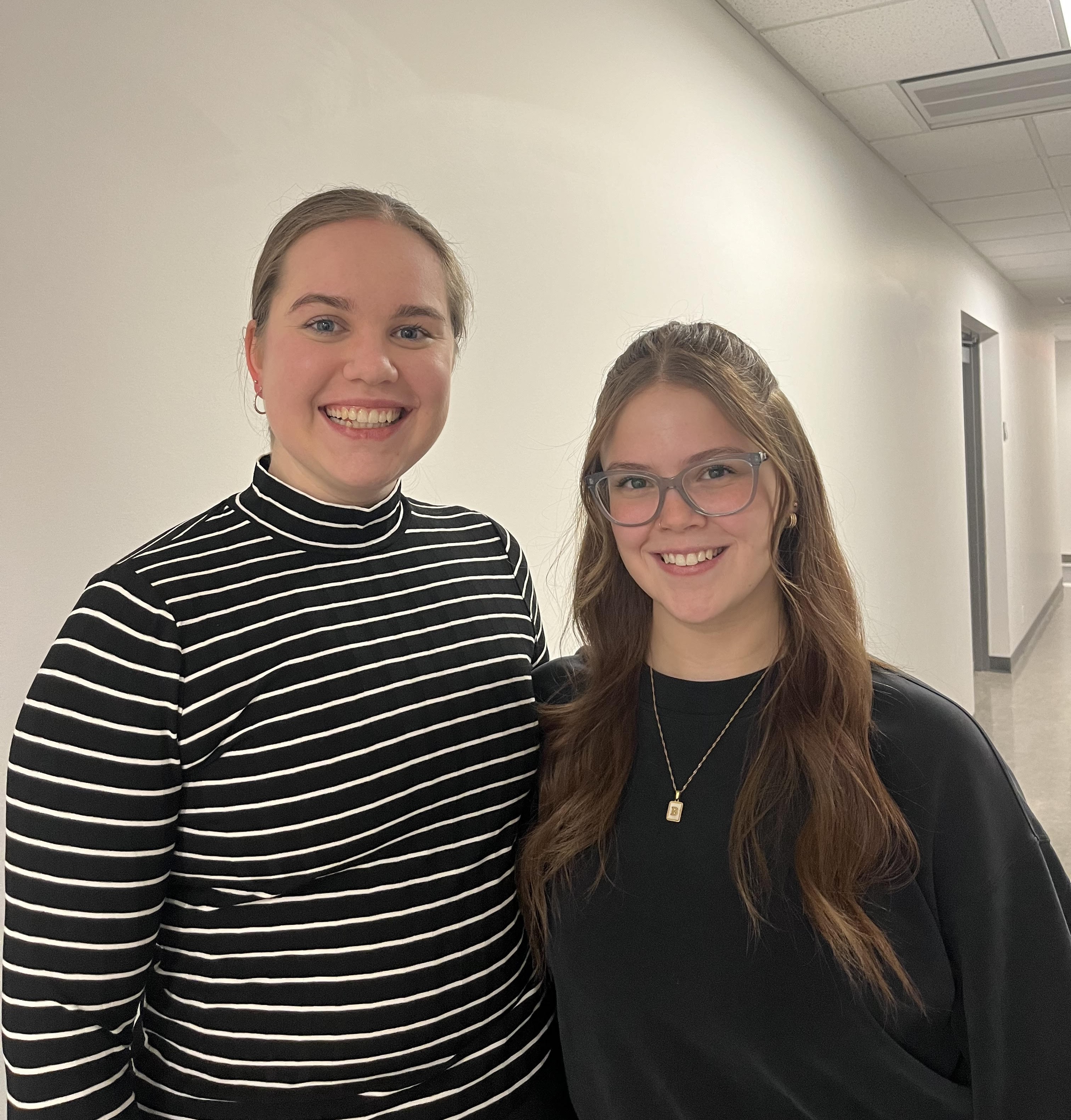 Emily and Brooke Lab research