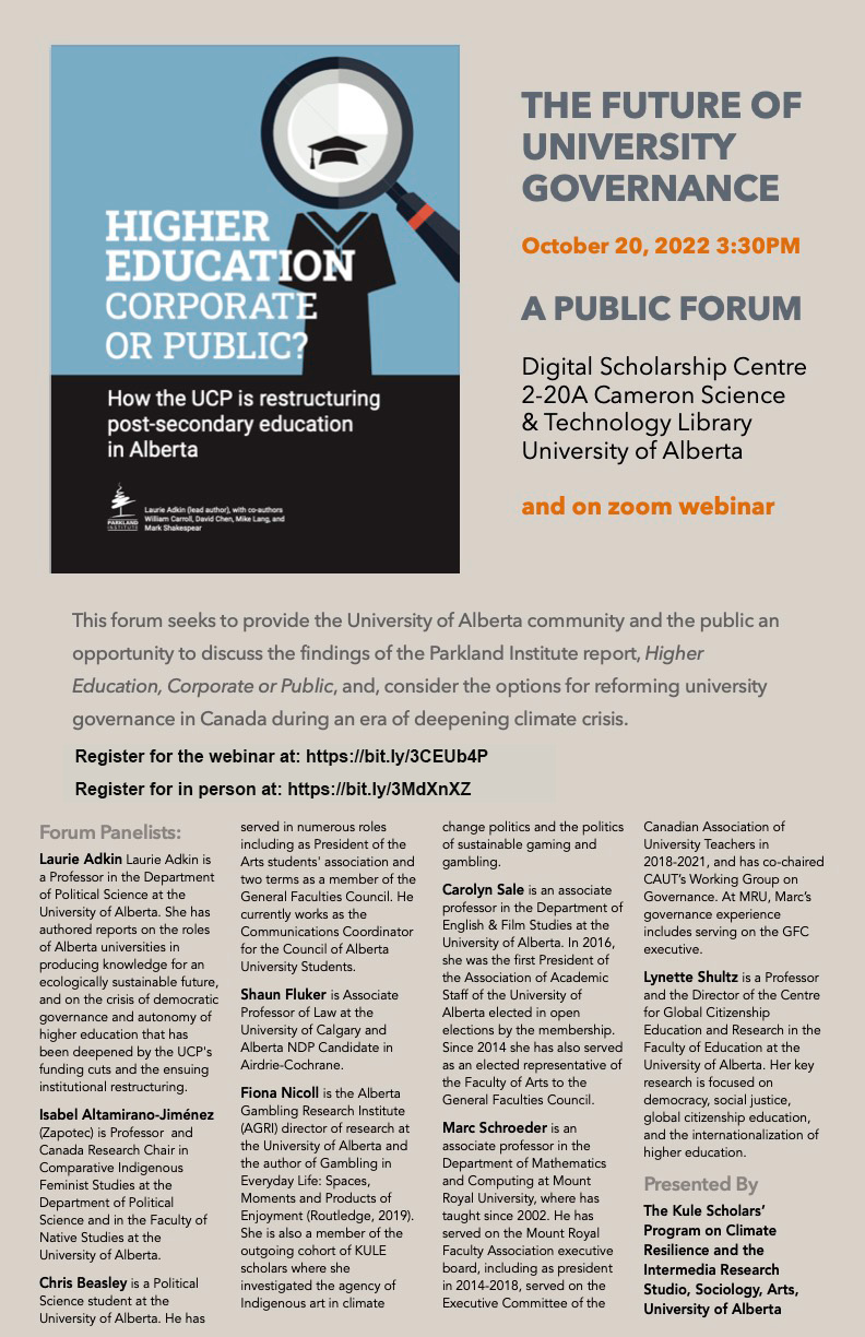 Scholars Event - Future of University Governance