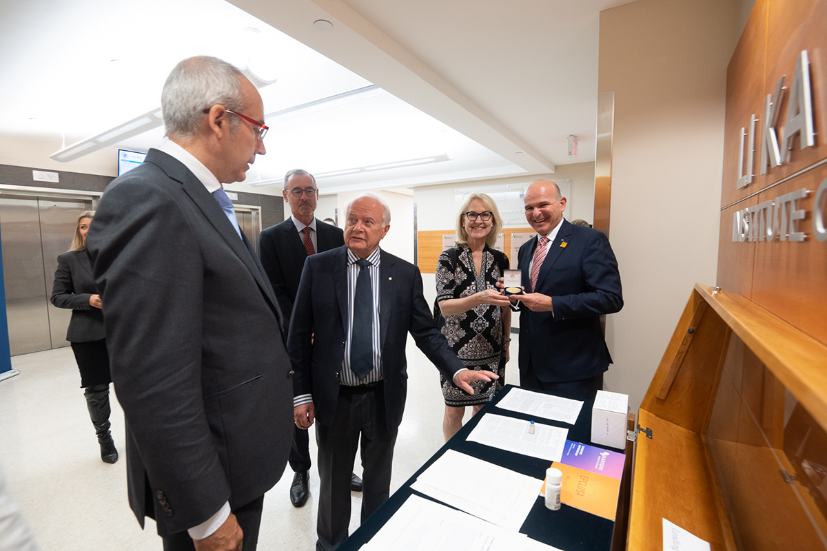 Li Ka Shing Institute Of Virology's display of ground-breaking research