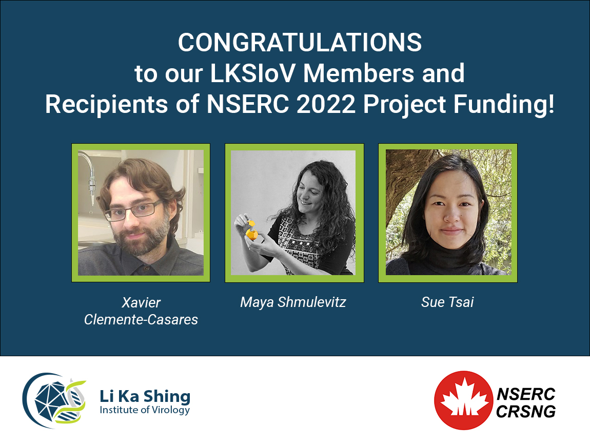 Portraits of members who received 2022 NSERC funding