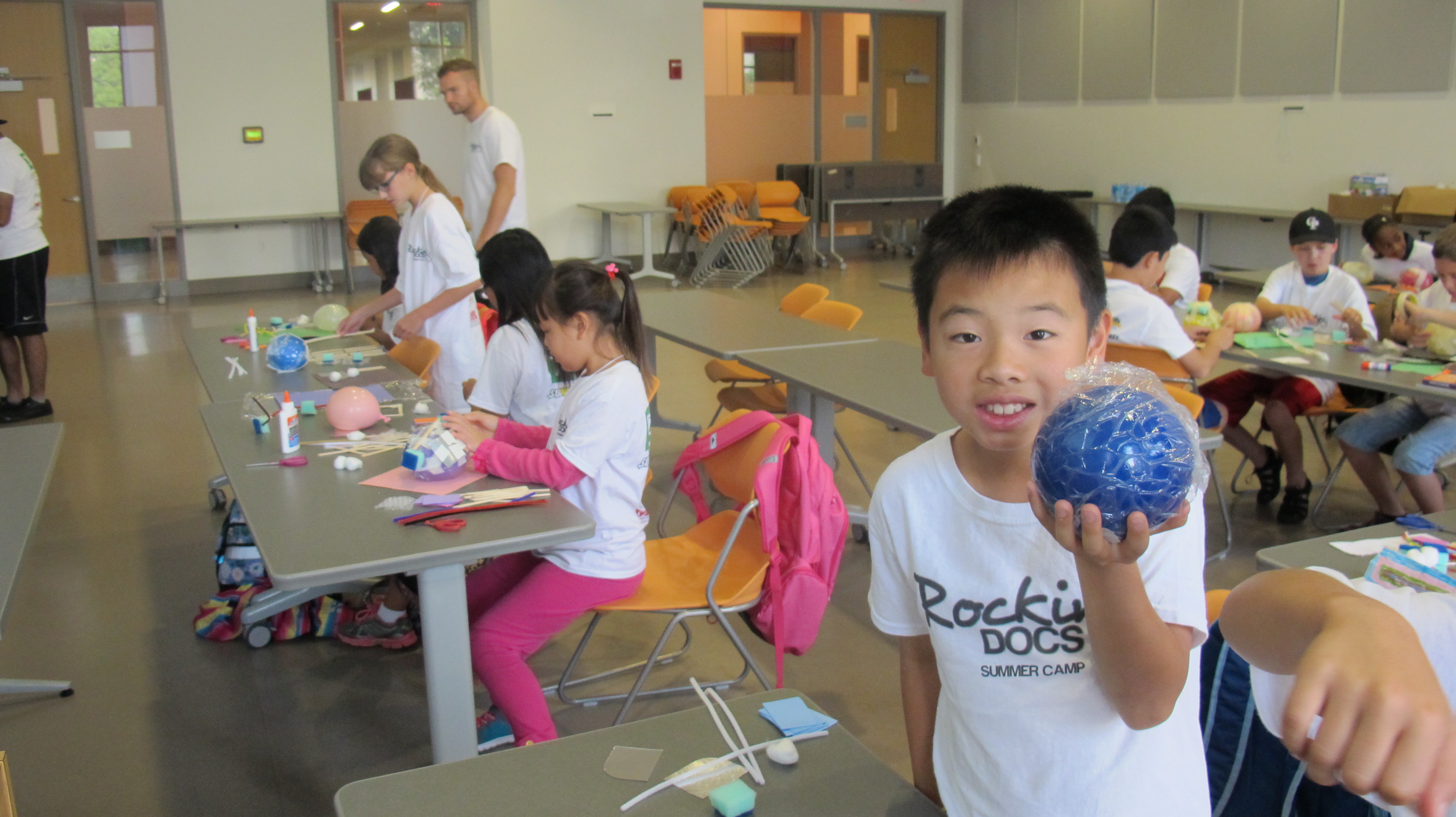 Children participating in the Rockin' Docs summer camp