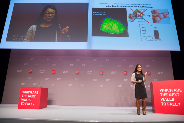 Lian Willetts presents at Falling Walls Lab