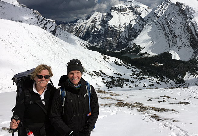 Marcia Langenberg and Patricia Johnston