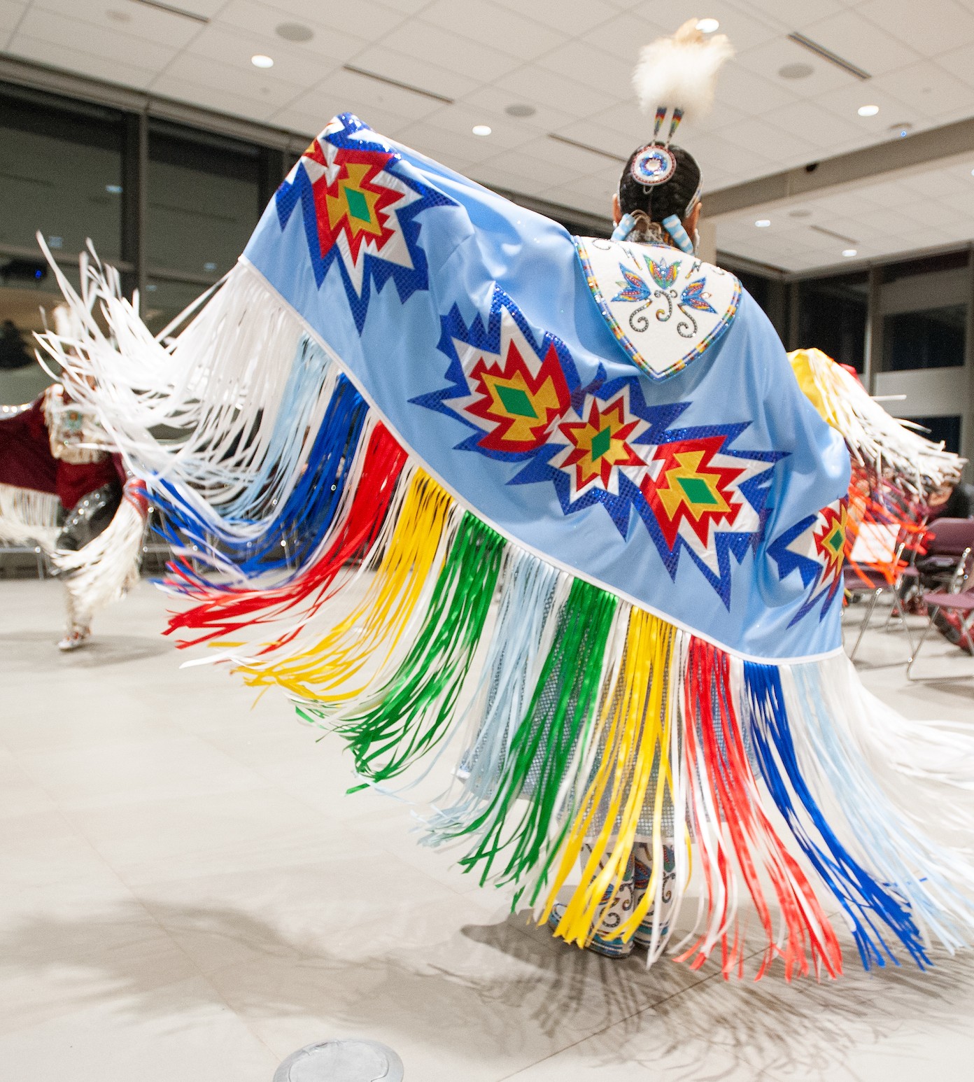 Female powwow dancer