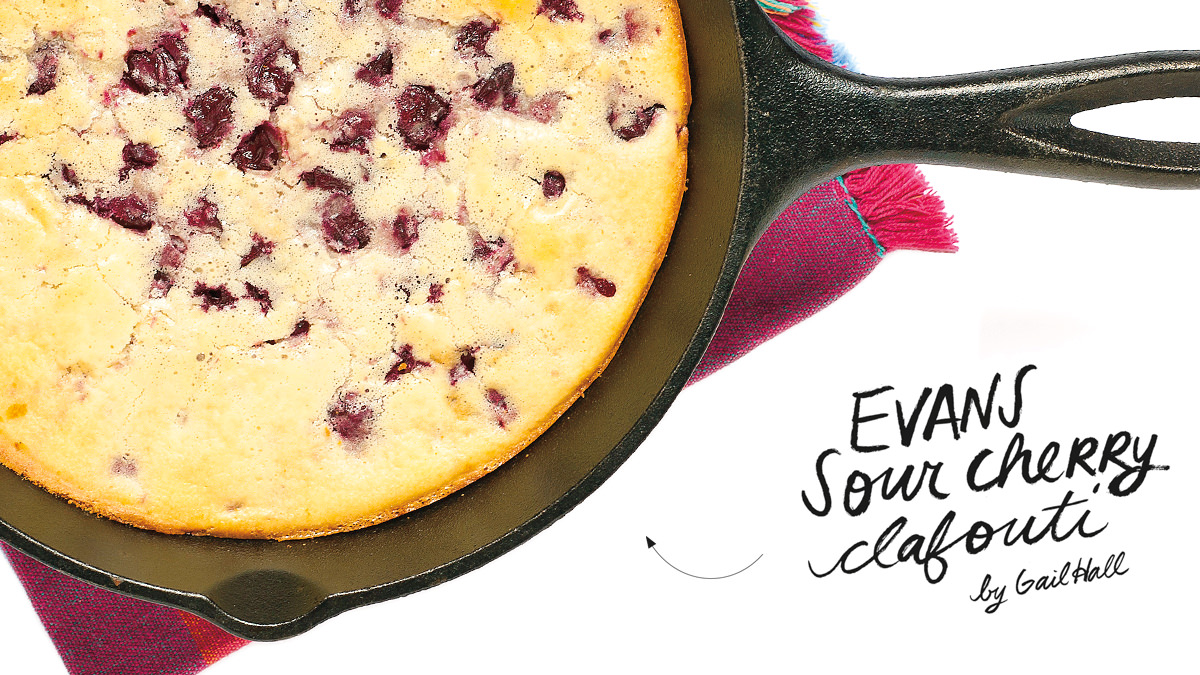 Evans Sour Cherry Clafouti