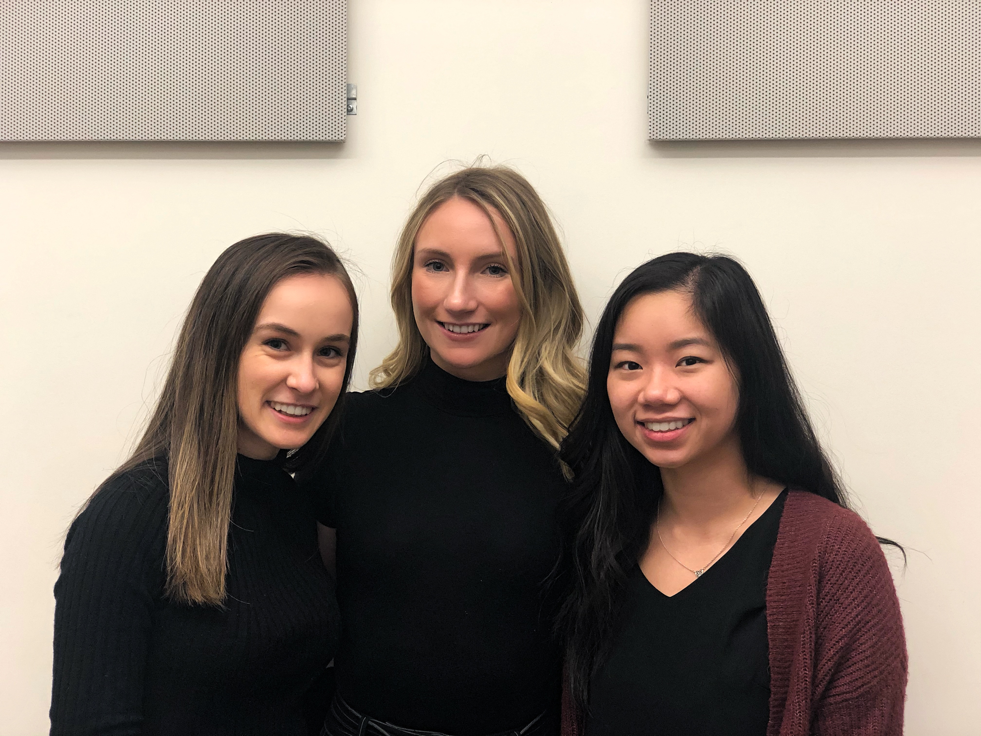 Joanna Trieu, Danielle Lysak, & Kathryn Palamarek