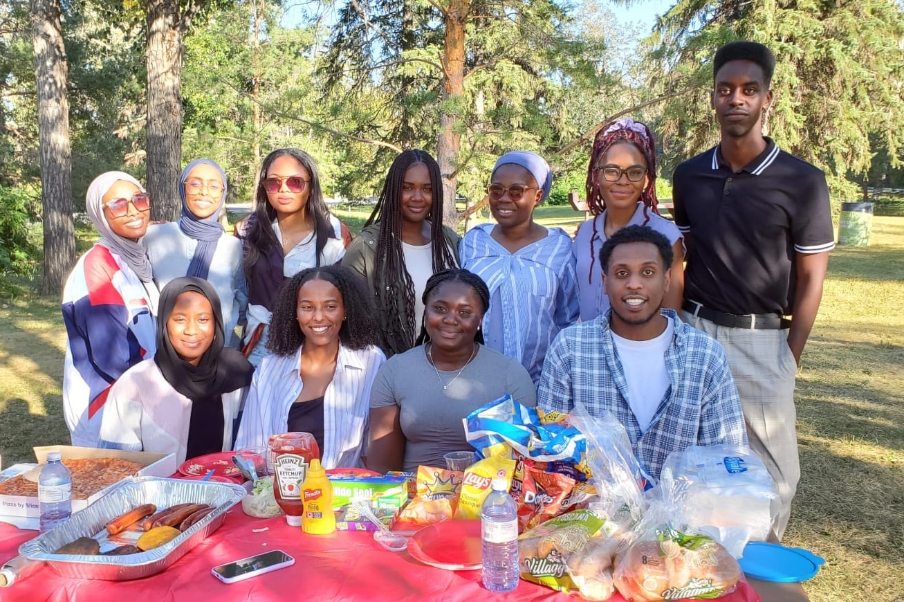 Members of the BPSA enjoy their annual welcome-back barbecue in September 2023.